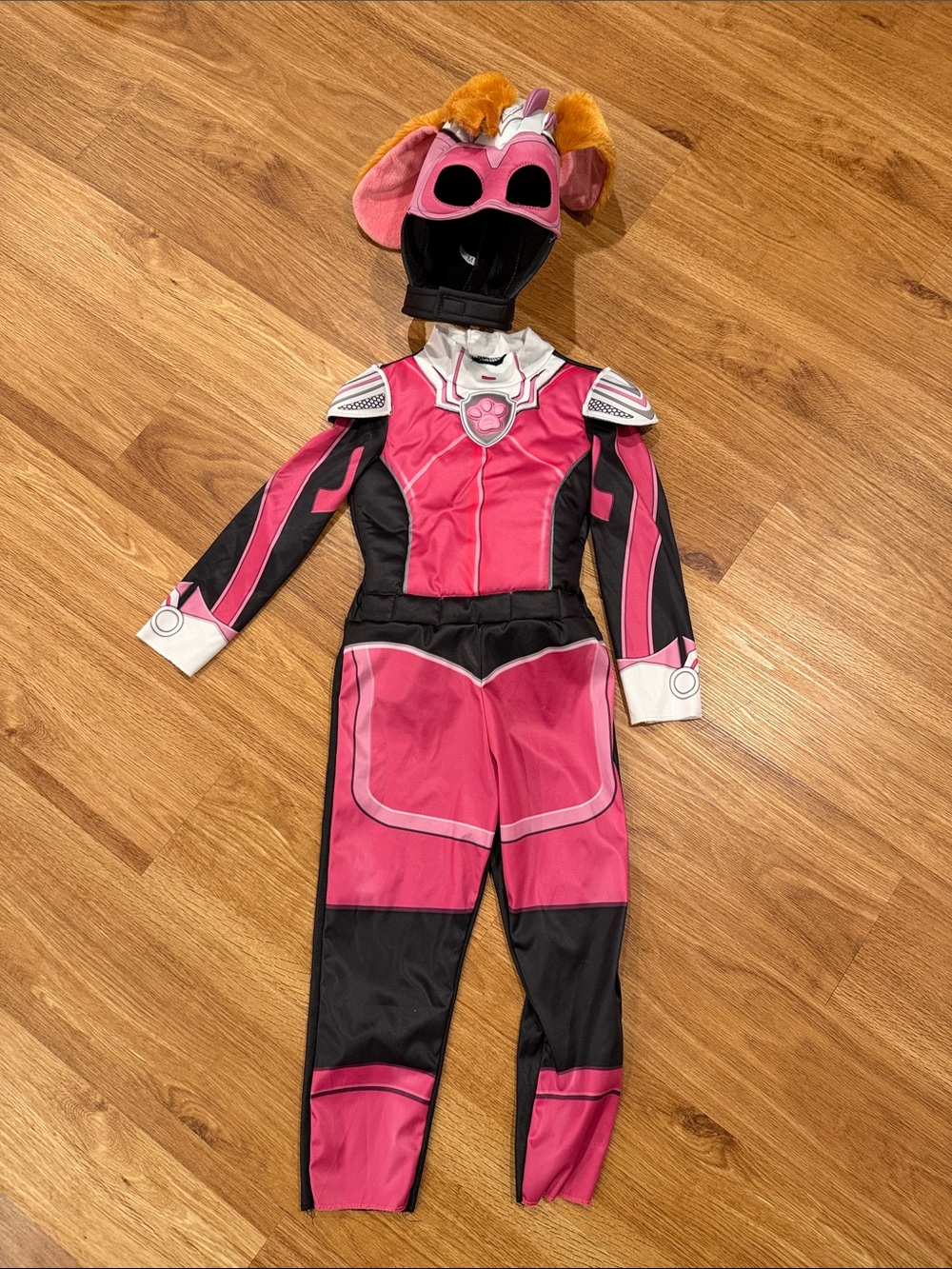 Paw Patrol Pink and Black Skye Superhero Costume with Mask